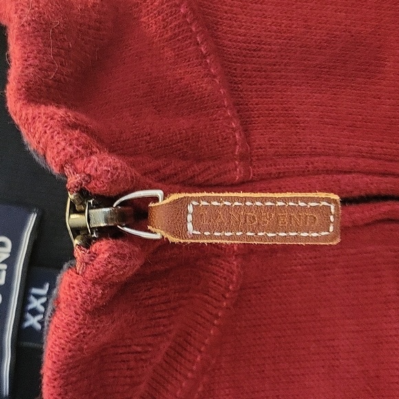 Lands End Quarter Zip Sweater - Picture 2 of 4